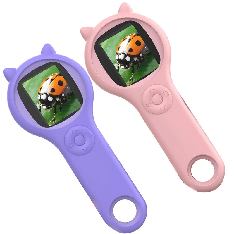 Microscope For Kids - Portable Handheld Magnifying Glass Digital