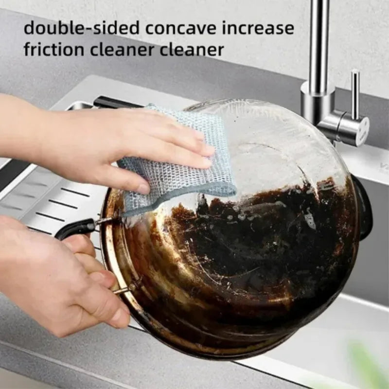 Cotton Rags Kitchen Cleaning Cloth Towels Tea Towel Magic Cloths Metal
