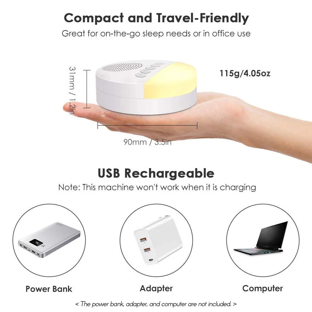 DreamySnooze – De White Noise Machine voor Rustige Nachten en Blije Baby’s