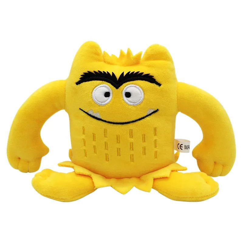 6 Colors The Color Monster Plush Toy Animal Soft Stuffed Dolls For Kids 1pcs/pack Stone's Store