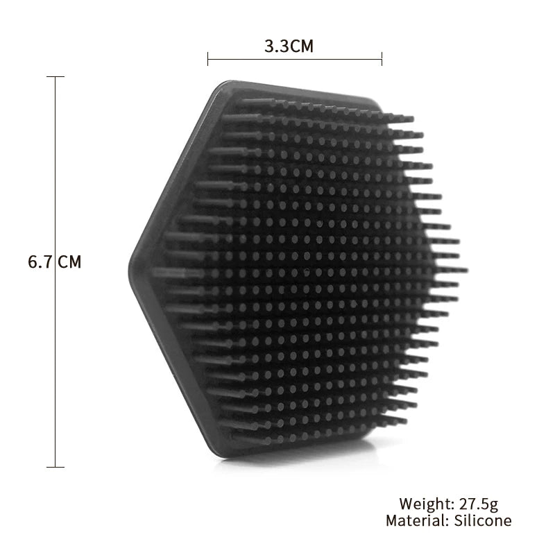 Men Shaving Beard Brush For Cleaning Barber Tool Silicon Moustache