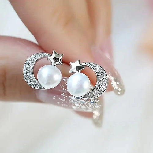 Women's Delicate Acupuncture Points Weight Loss Earrings Cubic