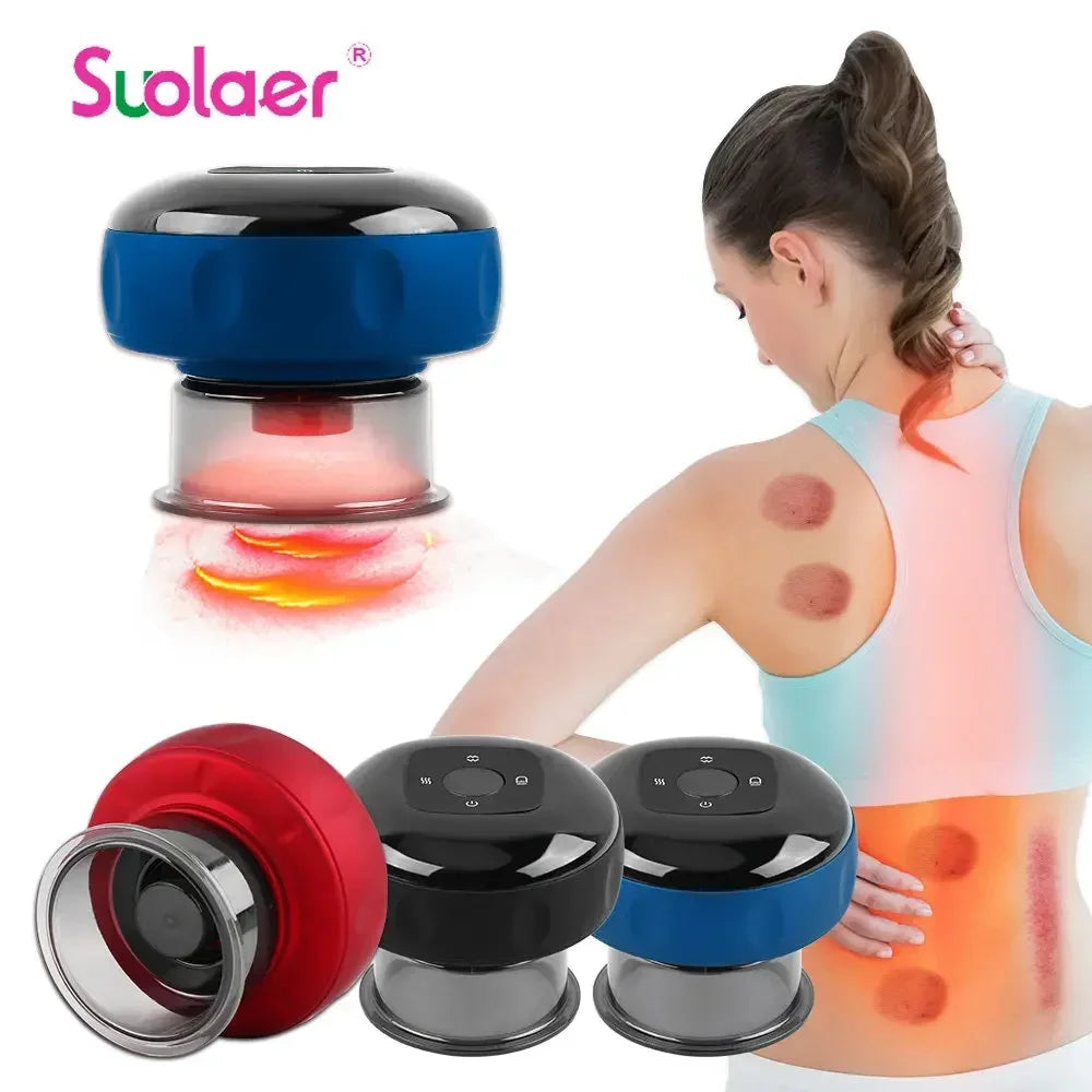 Professional Suction Cup Massager Electric Vacuum Cupping Therapy Gua