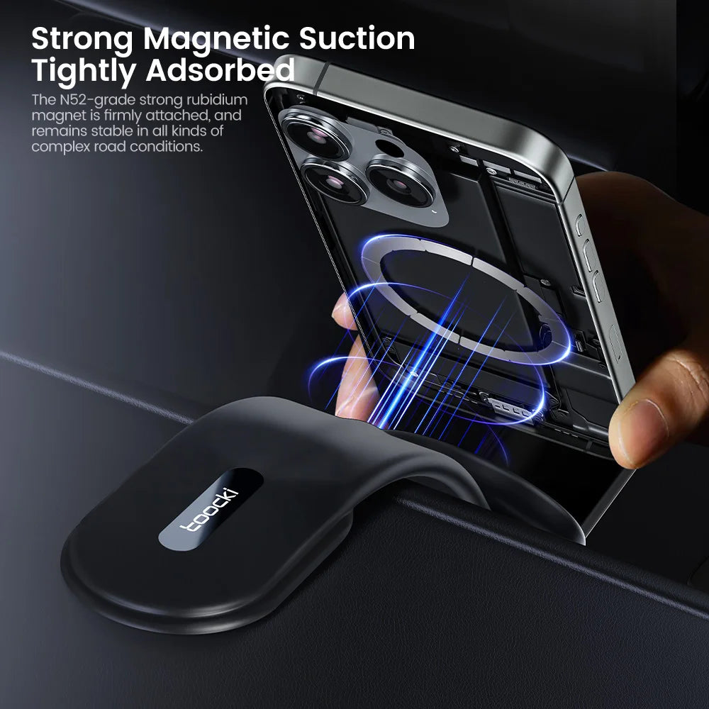 Toocki 15W Wireless Car Charger Bendable Magnetic Car Phone Holder for