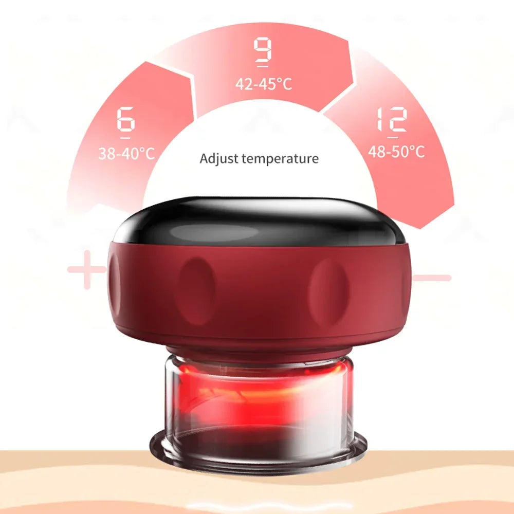 Professional Suction Cup Massager Electric Vacuum Cupping Therapy Gua