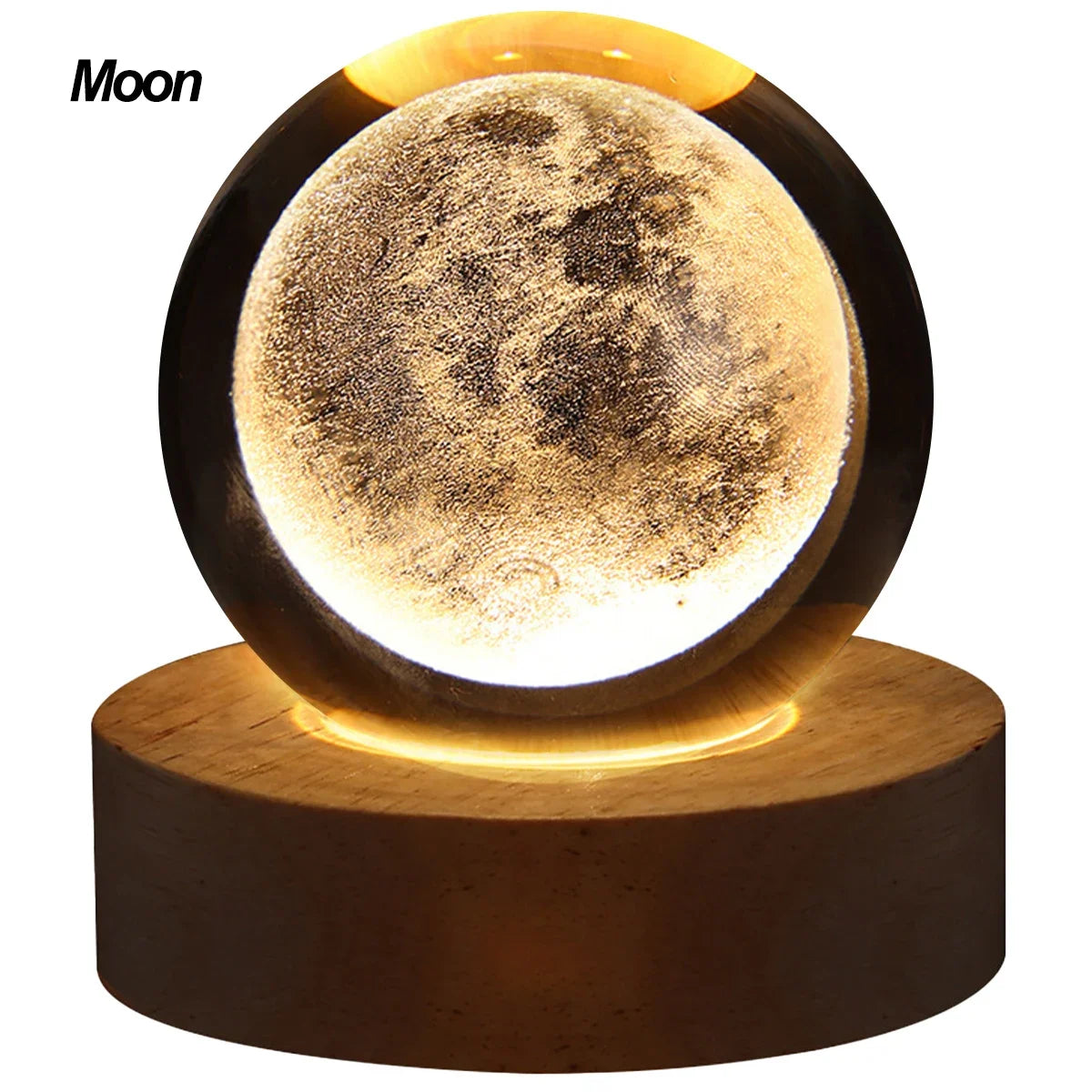 Crystal Ball Night Lights Glowing Sea Jellyfish Astronaut Table Lamp USB Atmosphere Lamp Table Decorations Kid Gifts Night Lamp