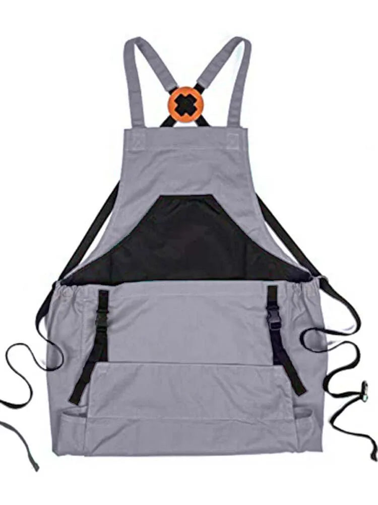 GardenEase™ – Cross Back Apron with Deep Kangaroo Pockets