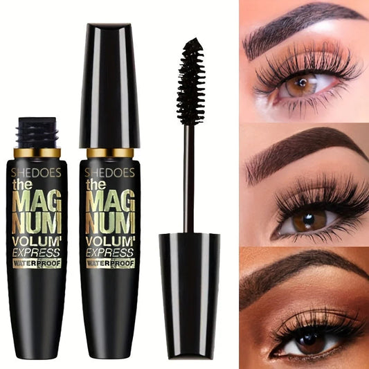 4D Black Mascara Thickening, Lengthening, Curling, Waterproof Liquid Fiber Mascara CR Cosmetic Store