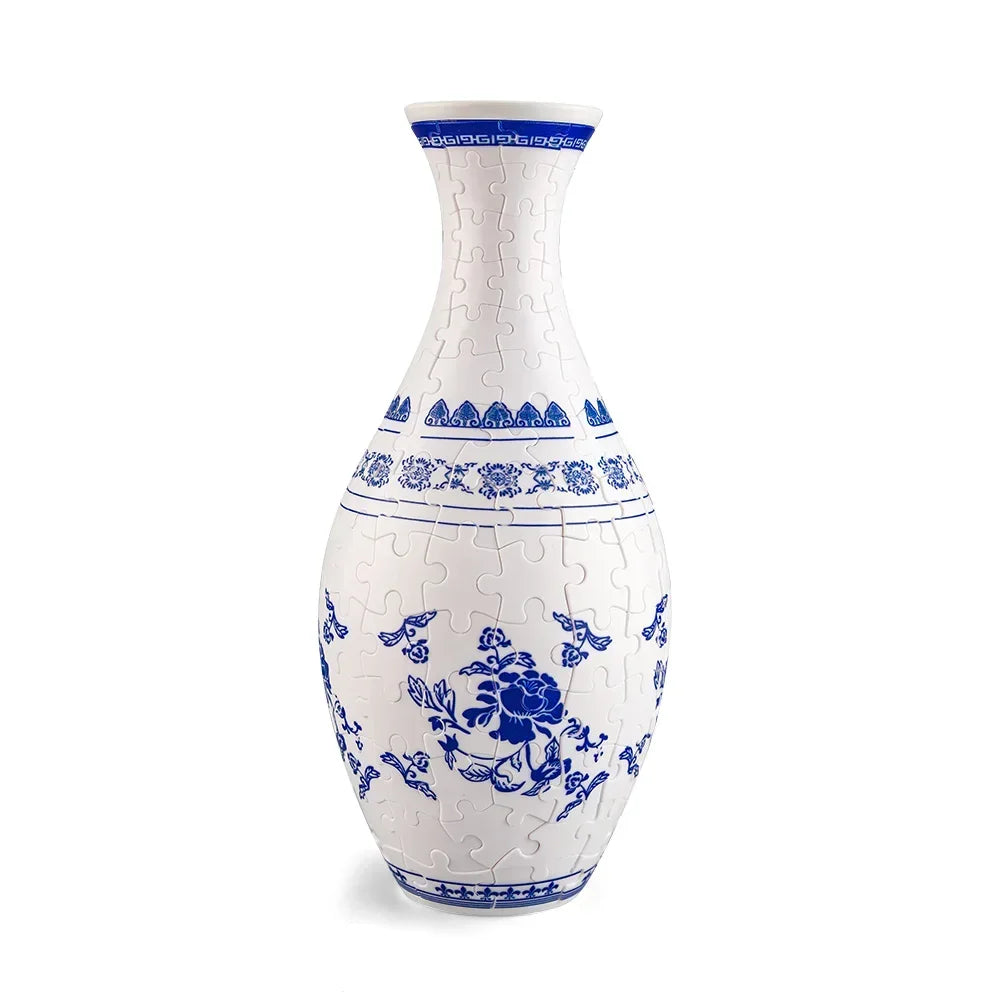 Creative Bloom: Build Your Own 3D Puzzle Vase