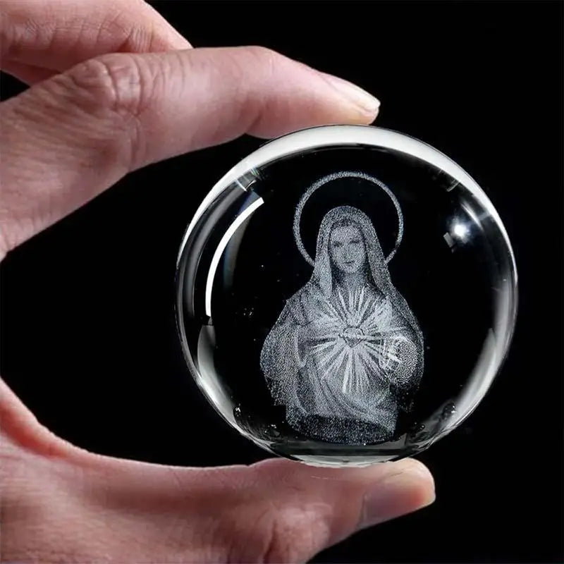 Illuminate Your Faith: Holy Globes 3D Christian Lamp Happy Home Quality Life Store