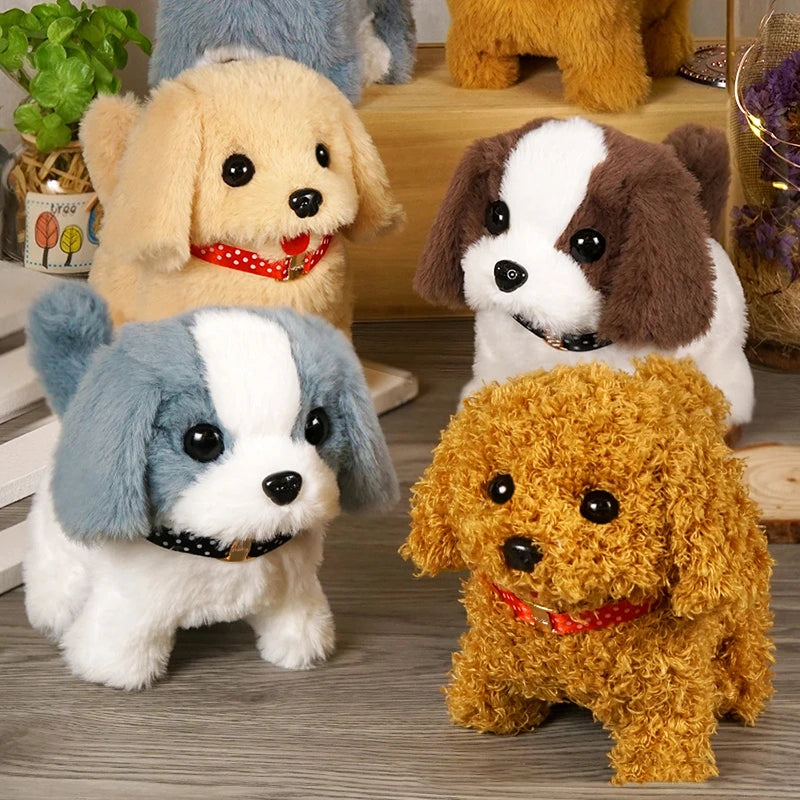 Realistic Electric Simulation Smart Dog Plush Toy Cute Little Puppy