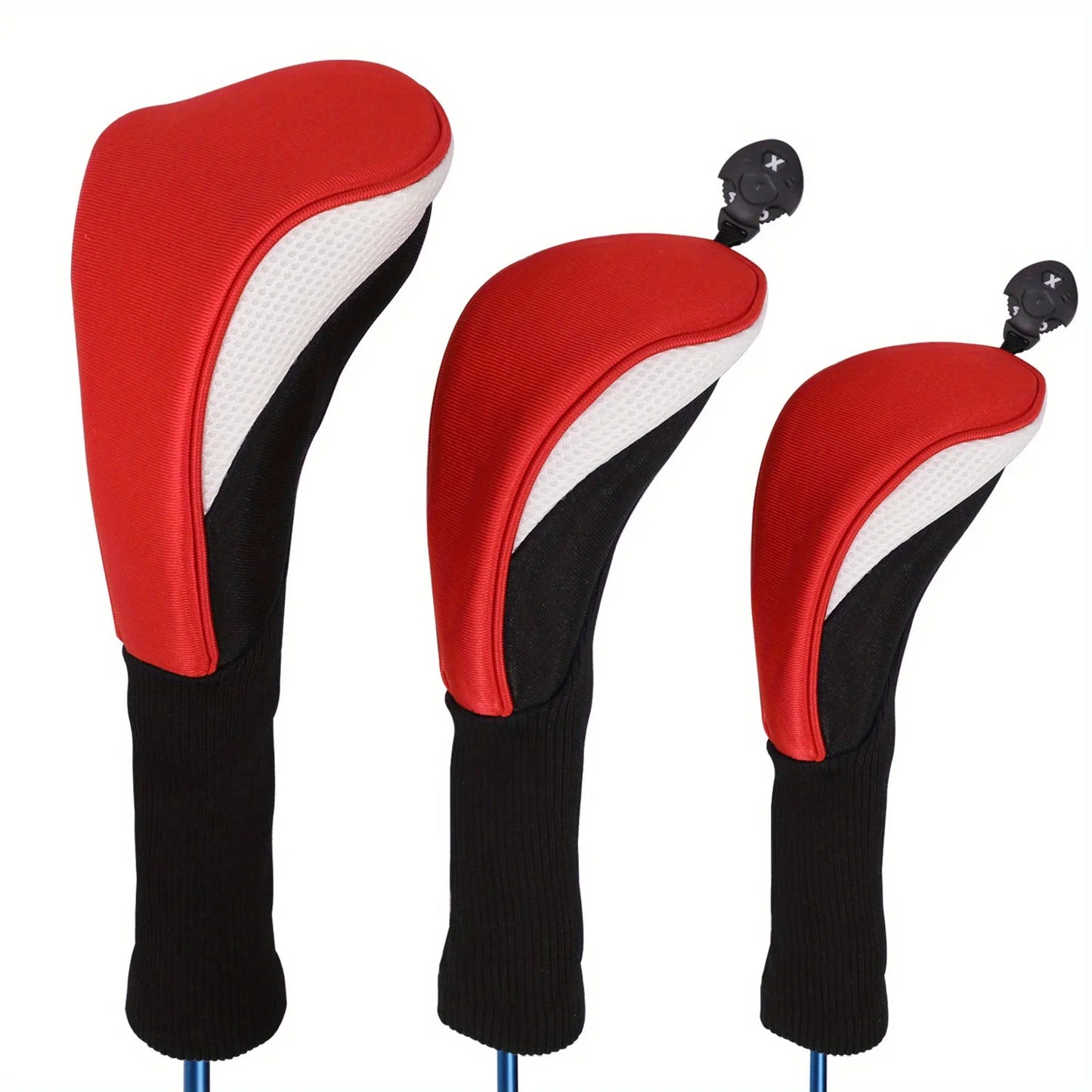 Golf Headcovers Set - Perfect Fit Driver, Fairway Wood, And Hybrid
