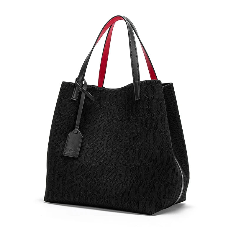 Fashionable Classic New Solid Color Outer Bag Women's Handbag Exquisite Craftsmanship Large Capacity Tote Bag