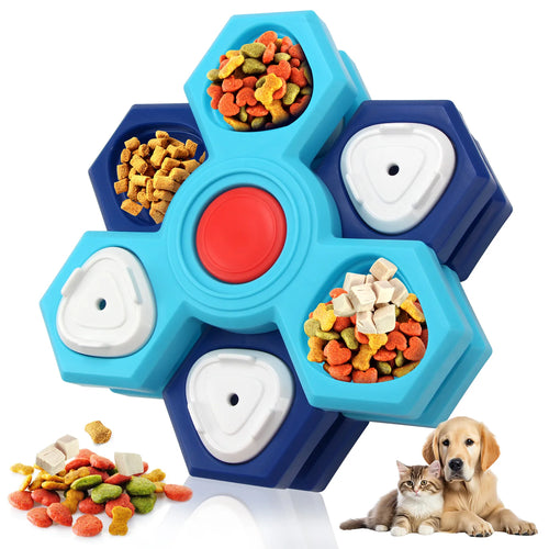 New educational pet toys Multi-layer rotating Turntable Slow food