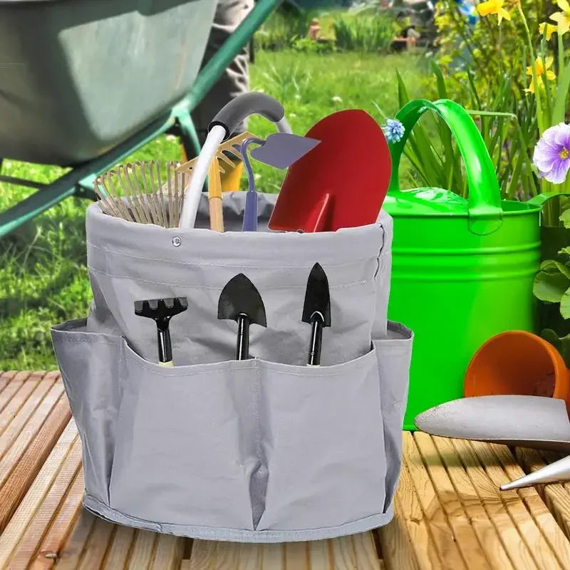 Outdoor Collapsible Large Capacity Picnic Basket Fabric Oxford Travel