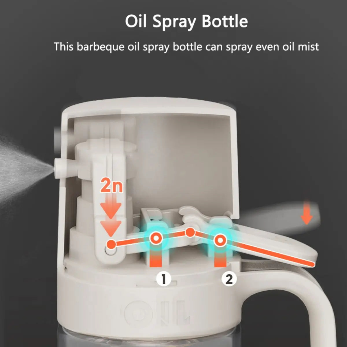 【Hot sales】Oil Spray Bottle 250ml High Borosilicate Glass Cooking Oil