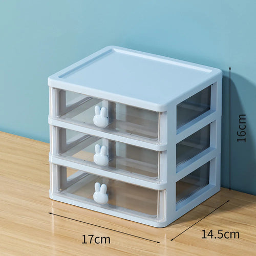 Transparent Desk Organizer Drawer Cute Plastic Clear Organizing Boxes