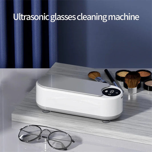 Portable Household Cleaning Machine, 450ml Clean Pod Ultrasonic Cleaner, Jewelry Cleaner Machine for Ring, Glasses, Makeup Brush Stone's Store