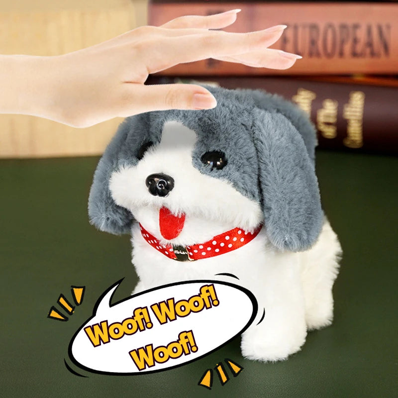 Realistic Electric Simulation Smart Dog Plush Toy Cute Little Puppy