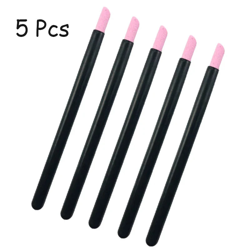 1-5PC Quartz Nail Grinding Pens – Cuticle Remover & Dead Skin Tool for Manicure & UV Gel Polish