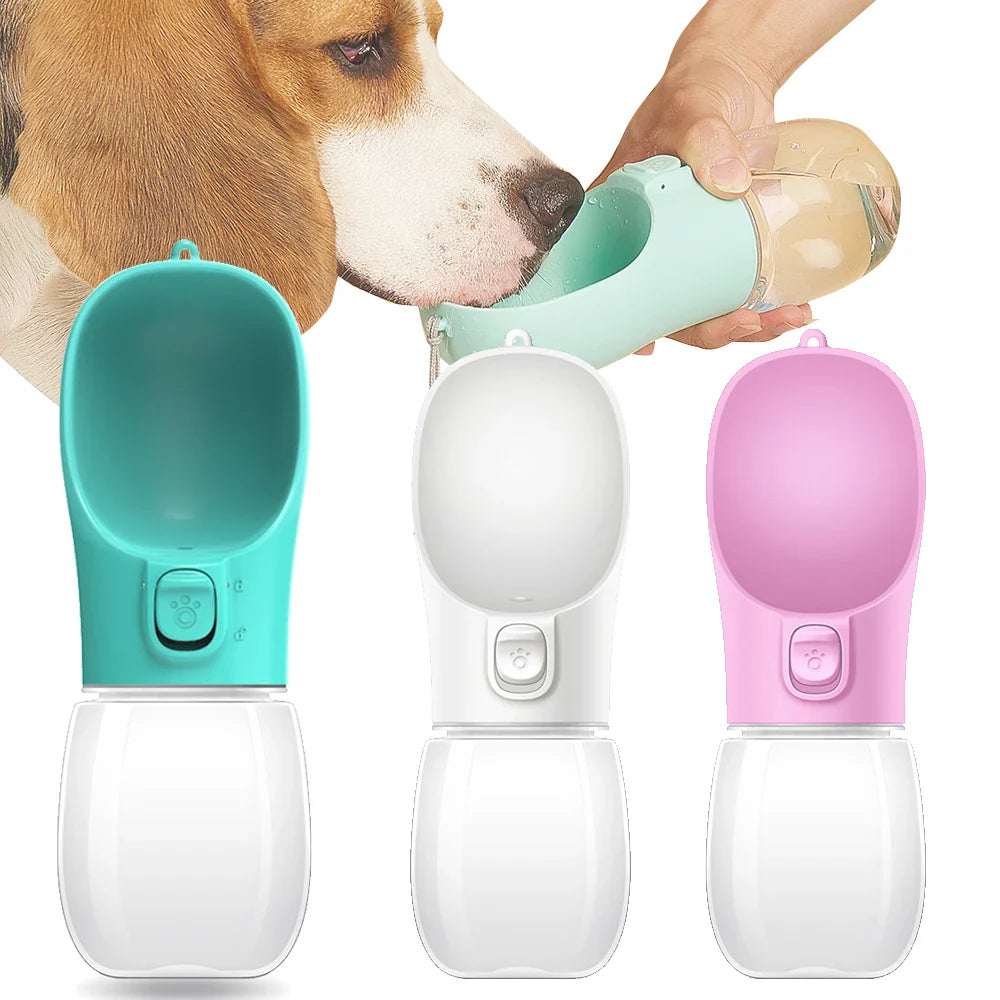Portable Dog Water Bottle - Leakproof Drinking Bowl