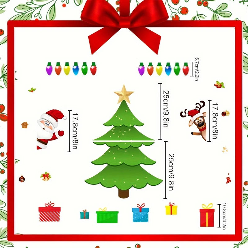 Festive Fridge Magnets – Holiday Sticker Set