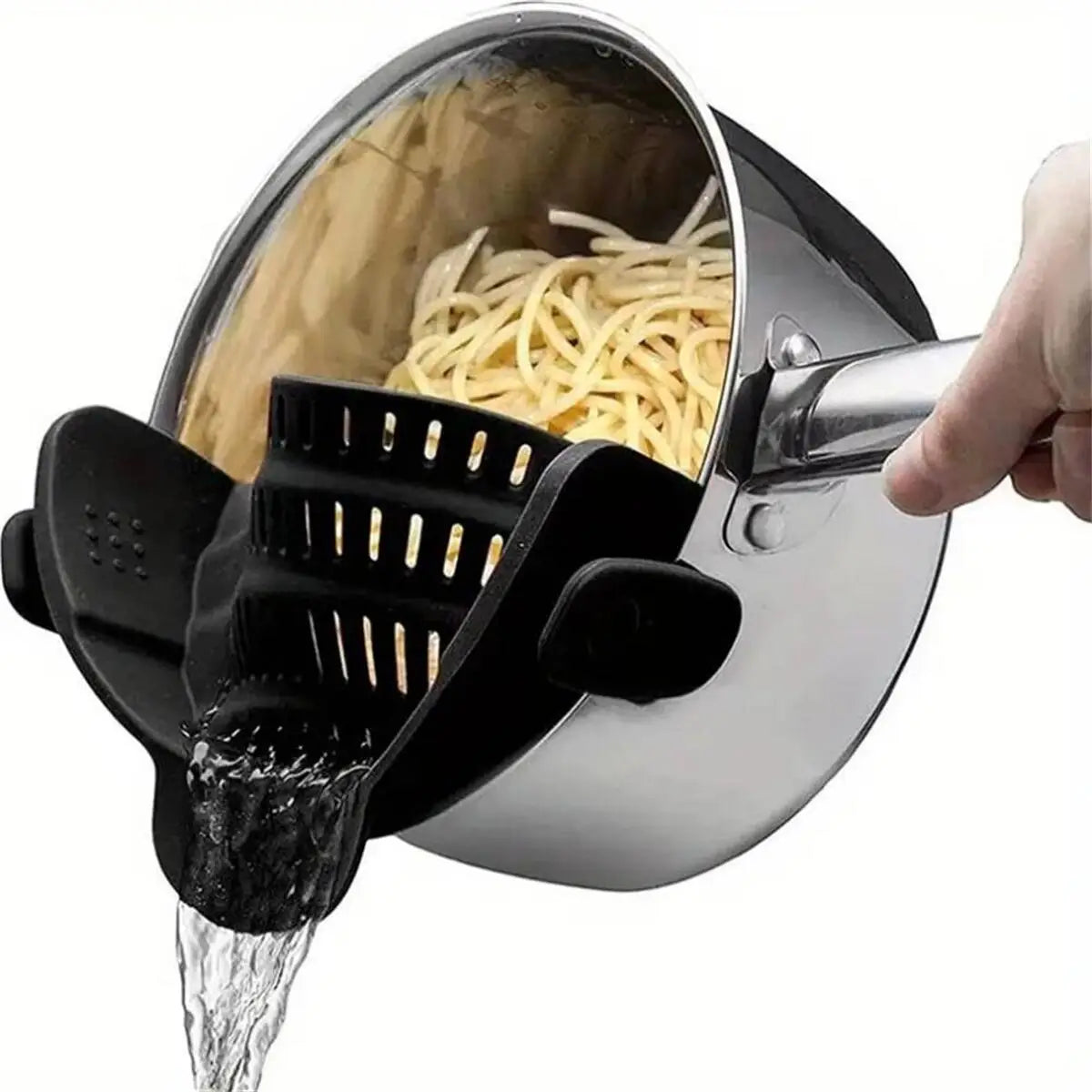 Effortless Silicone Pot Strainer