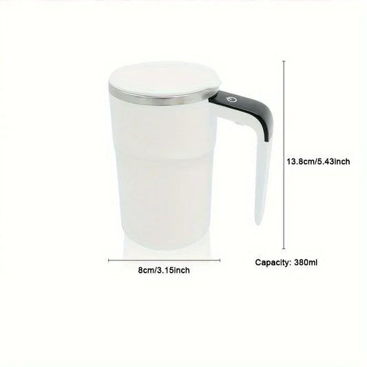 Automatic Self Stirring Magnetic Mug with LCD Screen Coffee Milk Juice Mixing Cup USB Rechargeable Smart Thermal Cups
