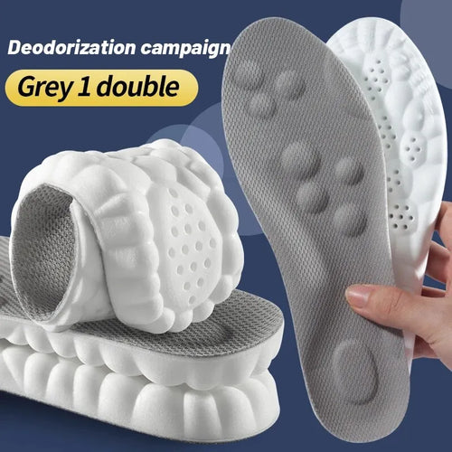 4D Cloud Sports Insoles - Arch Support & Breathable Comfort