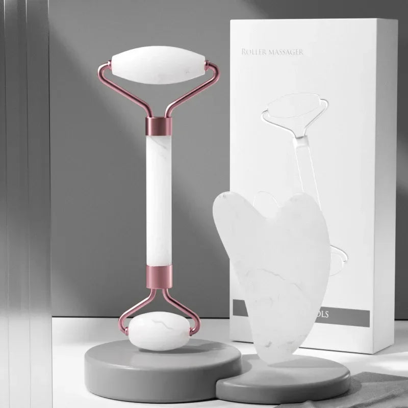 Face Roller & Gua Sha Tool For Skincare