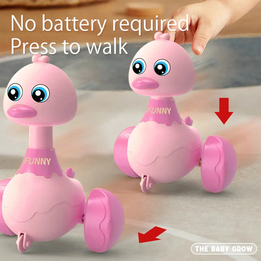 Baby Spielzeug Schaukel Ente Spielzeug Cartoon Presse Fahrzeuge gleiten Tier Trägheit zurückziehen Autos frühe Bildung Spielzeug für Kleinkinder Jungen Mädchen CONUSEA Official Store