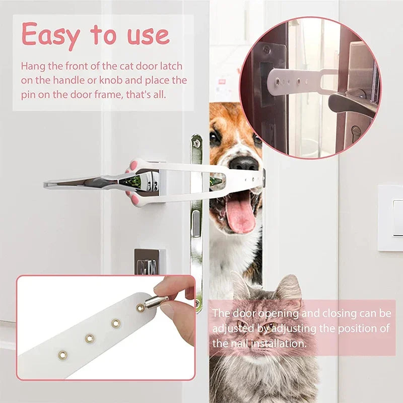 Purrfect Passage: Cat Door Latch Holder