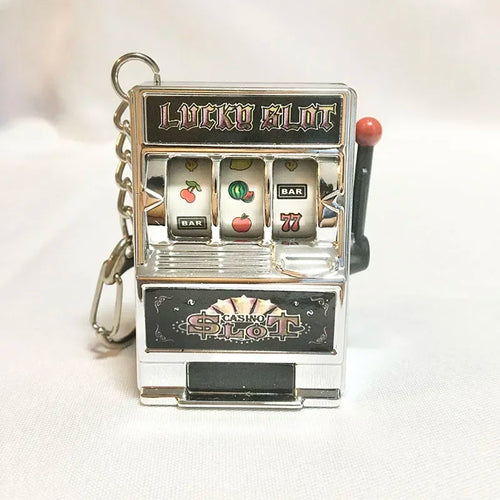 Simple Fashion Trend Keychain Toy Fruit Machine Slot Machine Keychain
