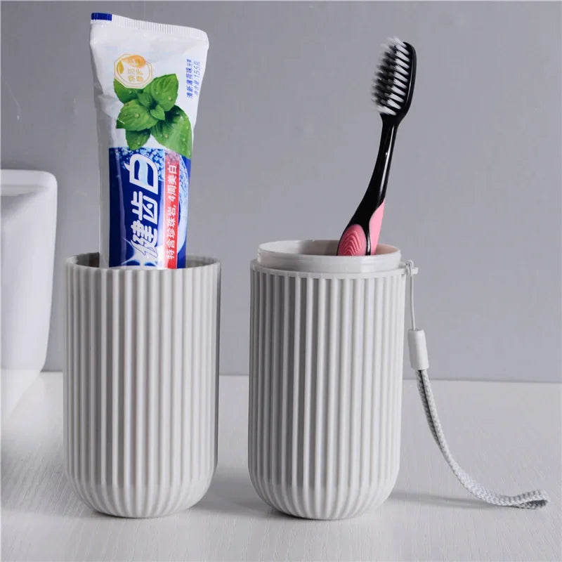 Toothbrush Cup Portable Toothbrush Holder Multifunction Travel Cup