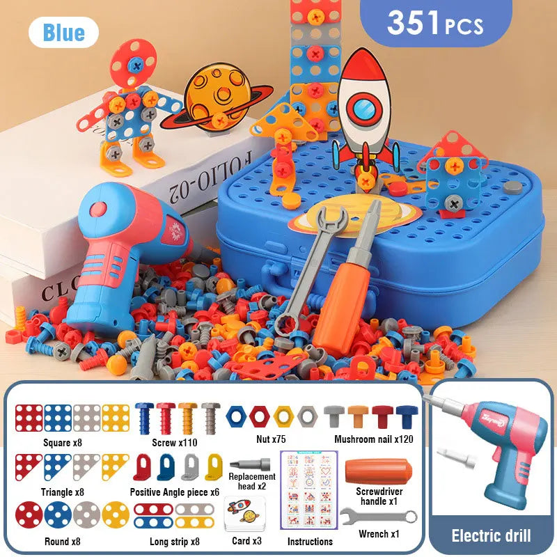 Power Play: Kid-Friendly Electric Drill Toy for Little Builders!