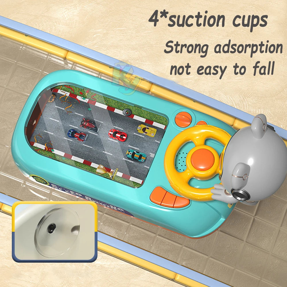 Racing Car Electronic Adventure Game Steering Wheel Driving Toy