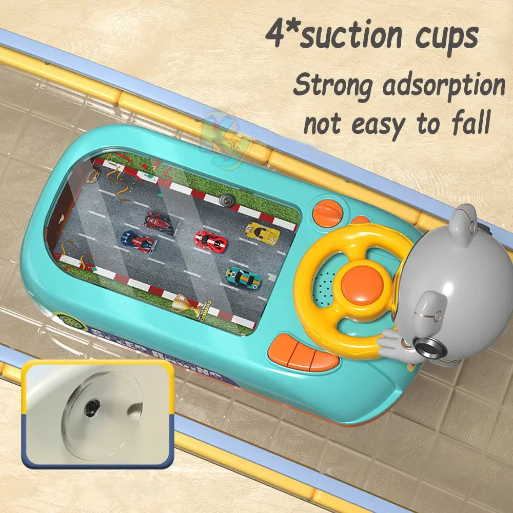 Racing Car Electronic Adventure Game Steering Wheel Driving Toy Children Simulation Vehicles With Music Sound For Kids Baby Gift Stone's Store
