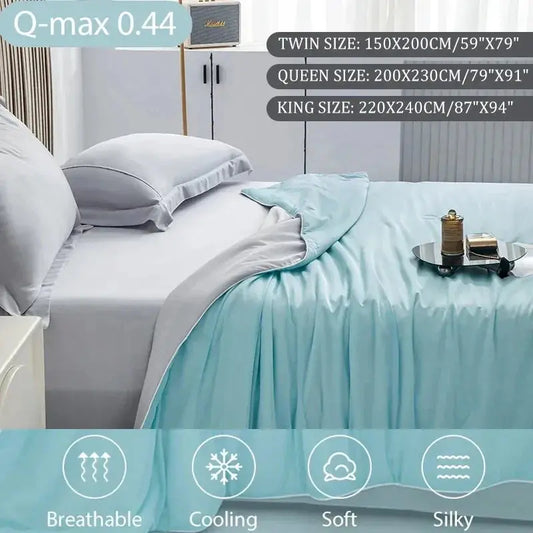 Cooling Blanket for Bed Silky Air Condition Comforter Lightweight AliExpress
