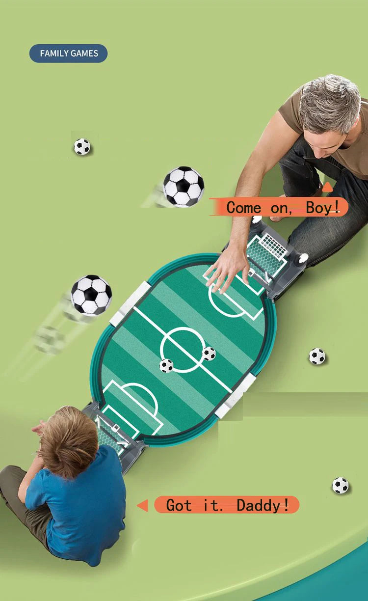miYou Desktop Toy Sports Games Football Table with 6 Football Desktop