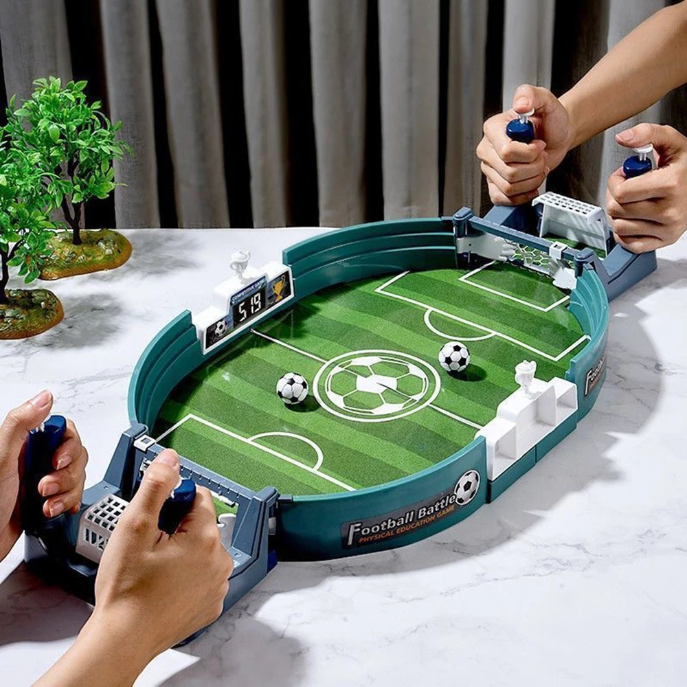 miYou Desktop Toy Sports Games Football Table with 6 Football Desktop