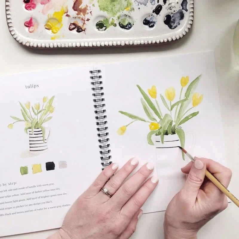 Creative Strokes – A Beginner’s Watercolor Journey!