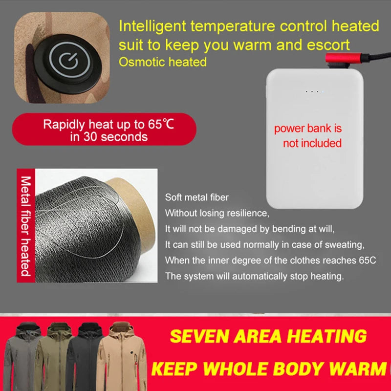 Stay Warm, Hunt Longer – Ultimate Heated Hunting Jacket HEROBIKER Official Store