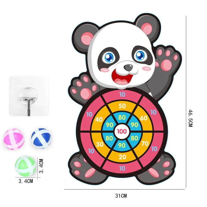 Kids Educational Dart Board Set