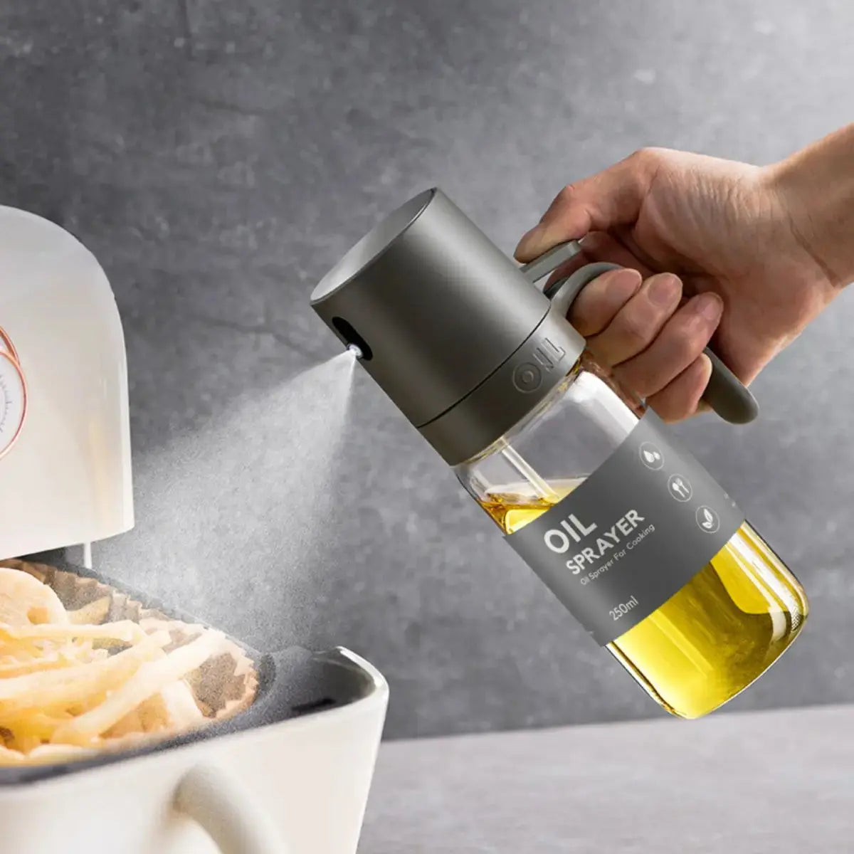 【Hot sales】Oil Spray Bottle 250ml High Borosilicate Glass Cooking Oil