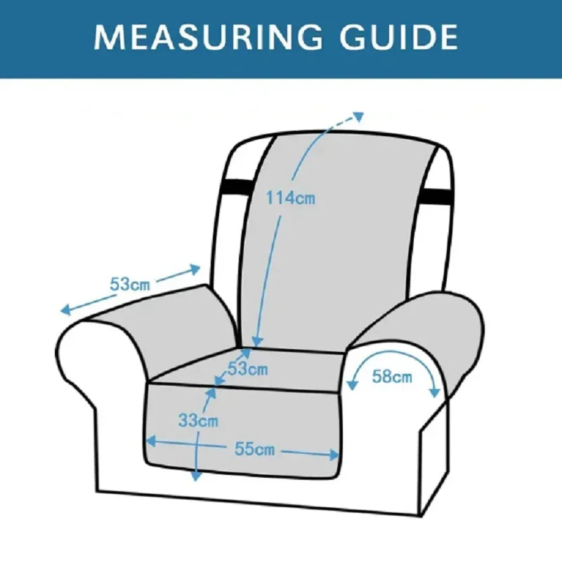 SnugShield Recliner Cover – Waterproof & Secure!