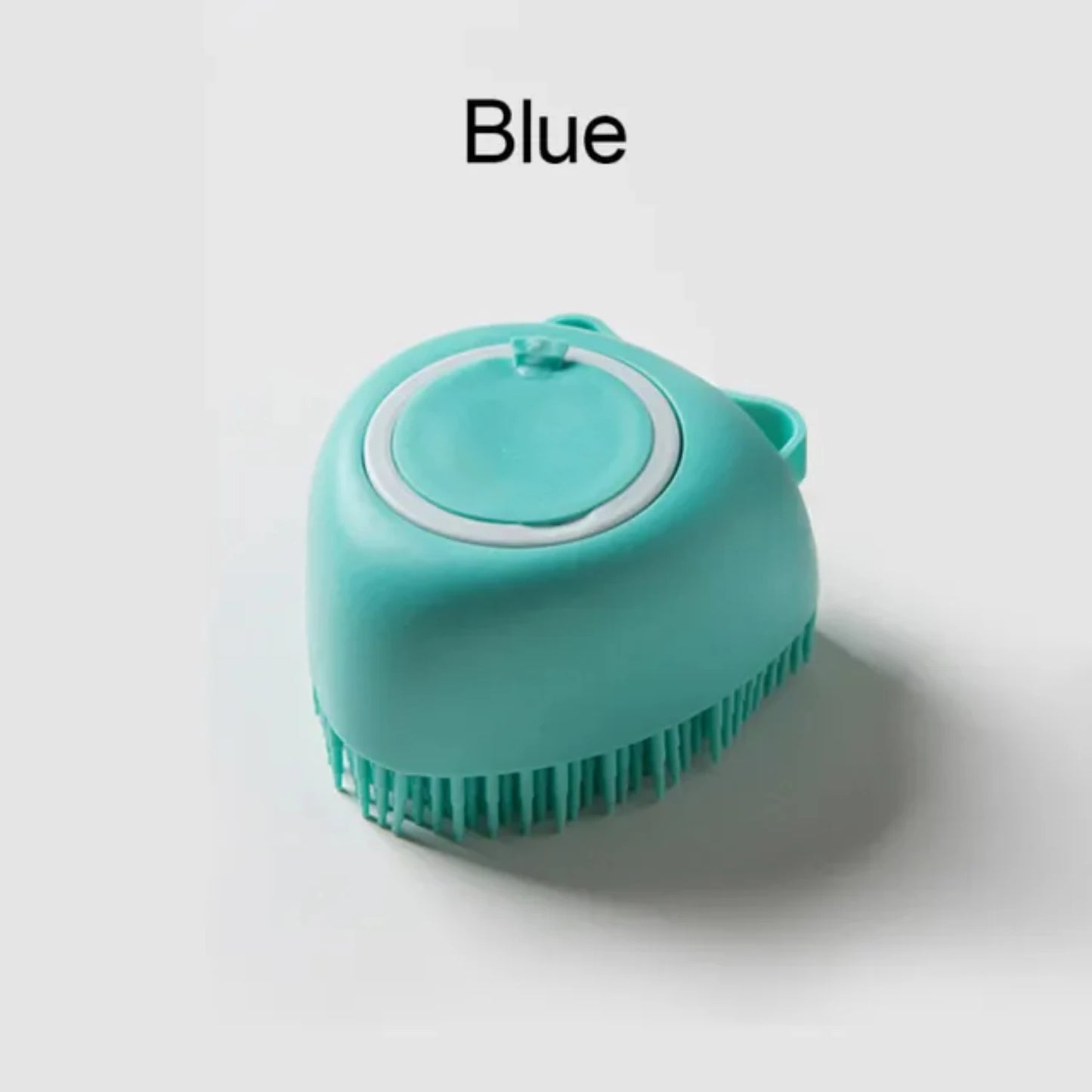 Silicone Pet Grooming Brush with Shower Gel Dispenser for Dogs and Cats