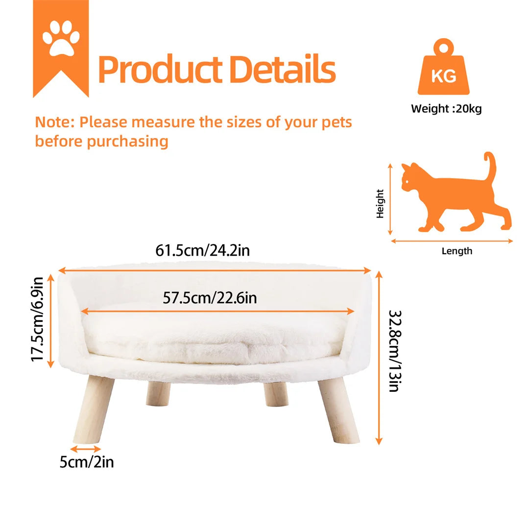 NordicPaws Elevated Bed: Style, Comfort & Waterproof Ease LUVODI HOME Store