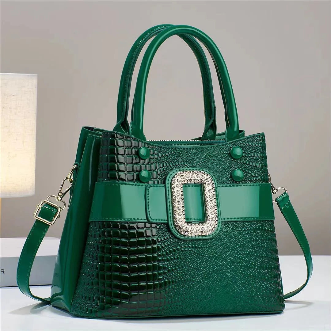 Bright Leather Women's Handbag Shop1102959999 Store
