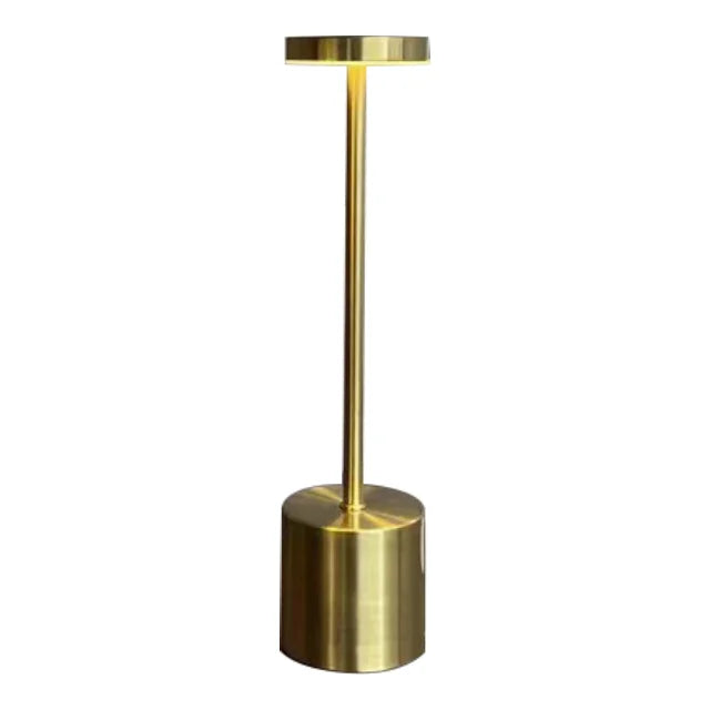 LED Rechargeable, Touch, Metal Table Lamp Bedroom, Living Room, Creative Ambient Light. Indoor Decoration