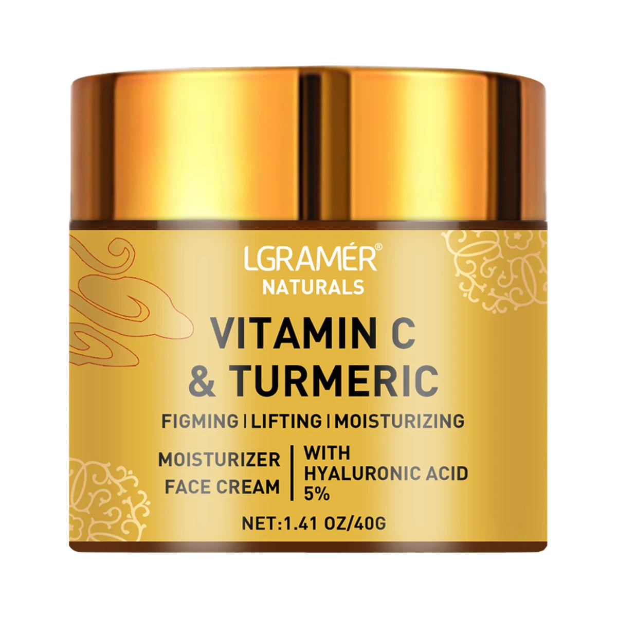 Turmeric Vitamin C Face cream Retinol Moisturizing Firming Hyaluronic Lightening Repairing Smooth Skincare Whitening Creams REAROYA Beauty Store